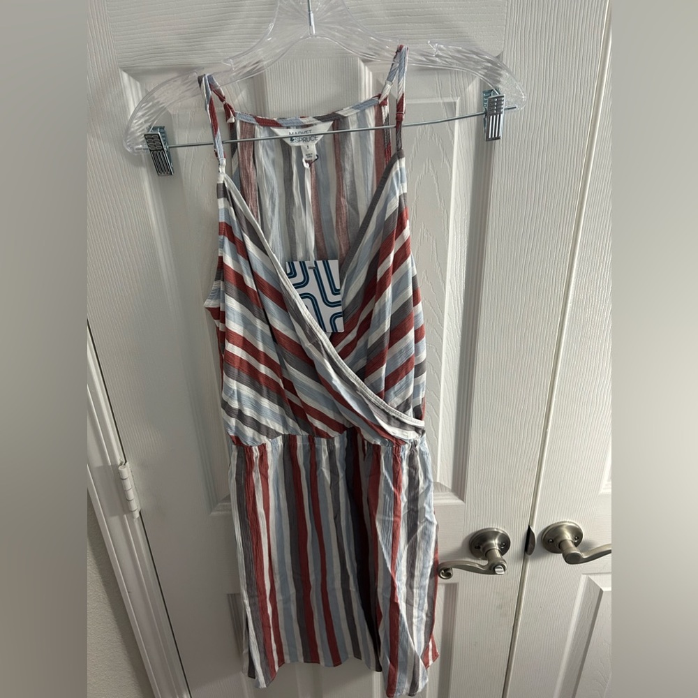Market & Spruce Stripe Dress With Pockets - Size Small NWT